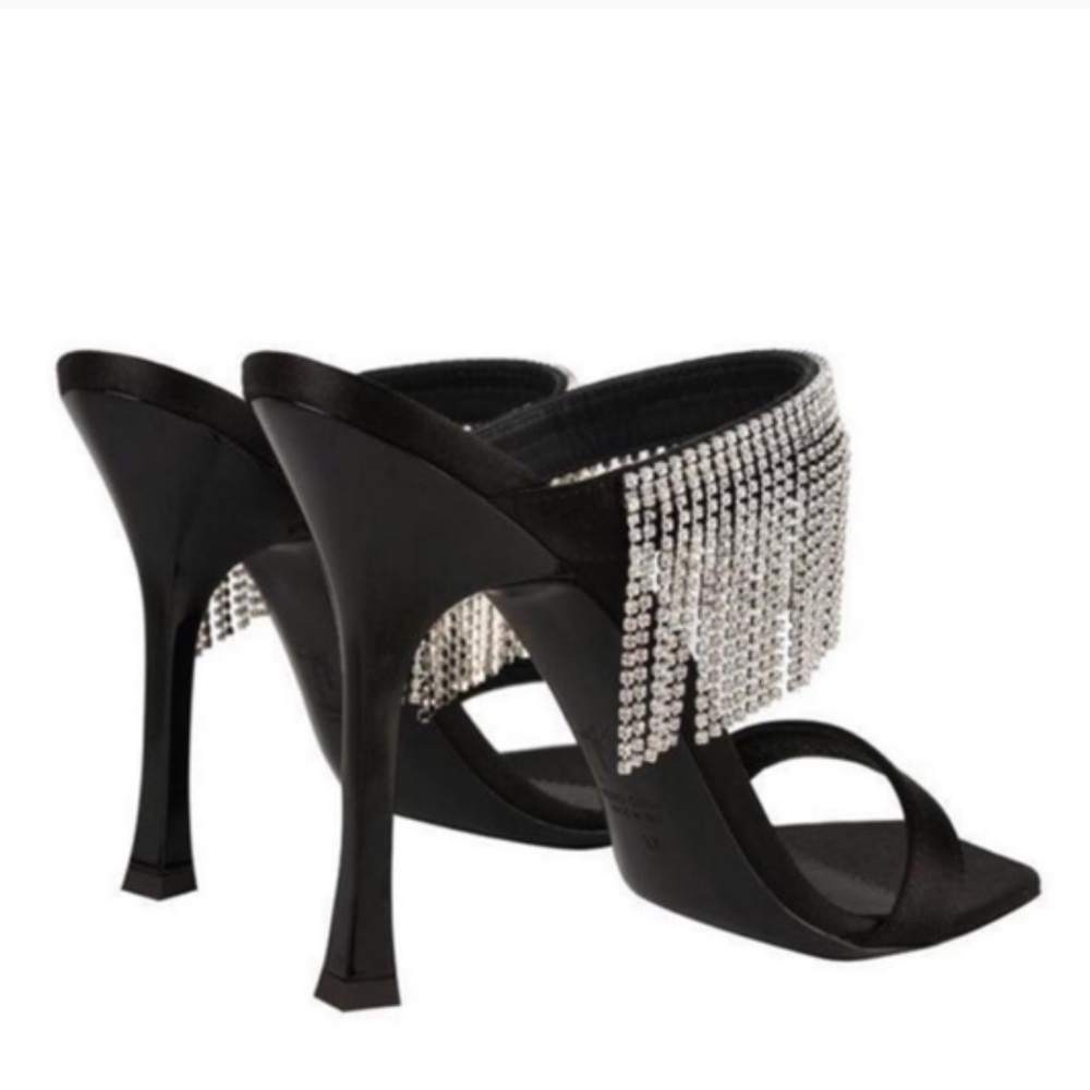 Giuseppe Zanotti Natalee Crystal Fringe Heels - Picture 4 of 8